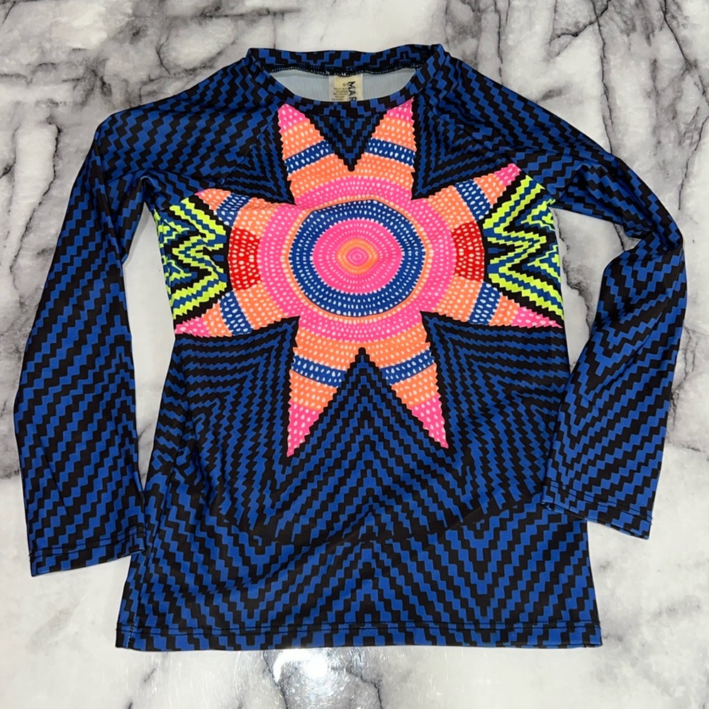 Mara Hoffman Kids Rashguard Swim Size 4/5